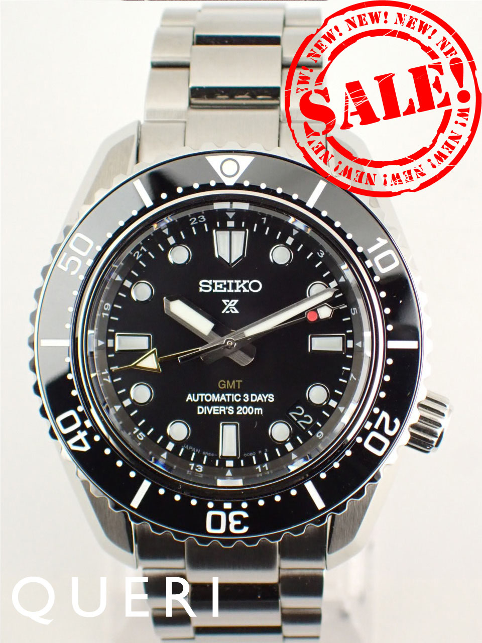 セイコー プロスペックス メカニカルダイバーズ 1968 ヘリテージ GMT SBEJ011(6R84-00D0) 中古美品