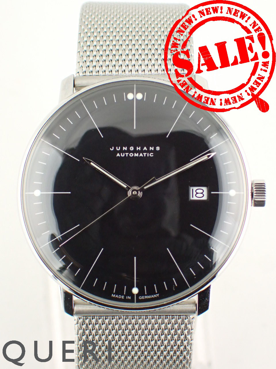 ユンハンス JUNGHANS マックスビル デイト メンズ 027 4701 00M 未使用