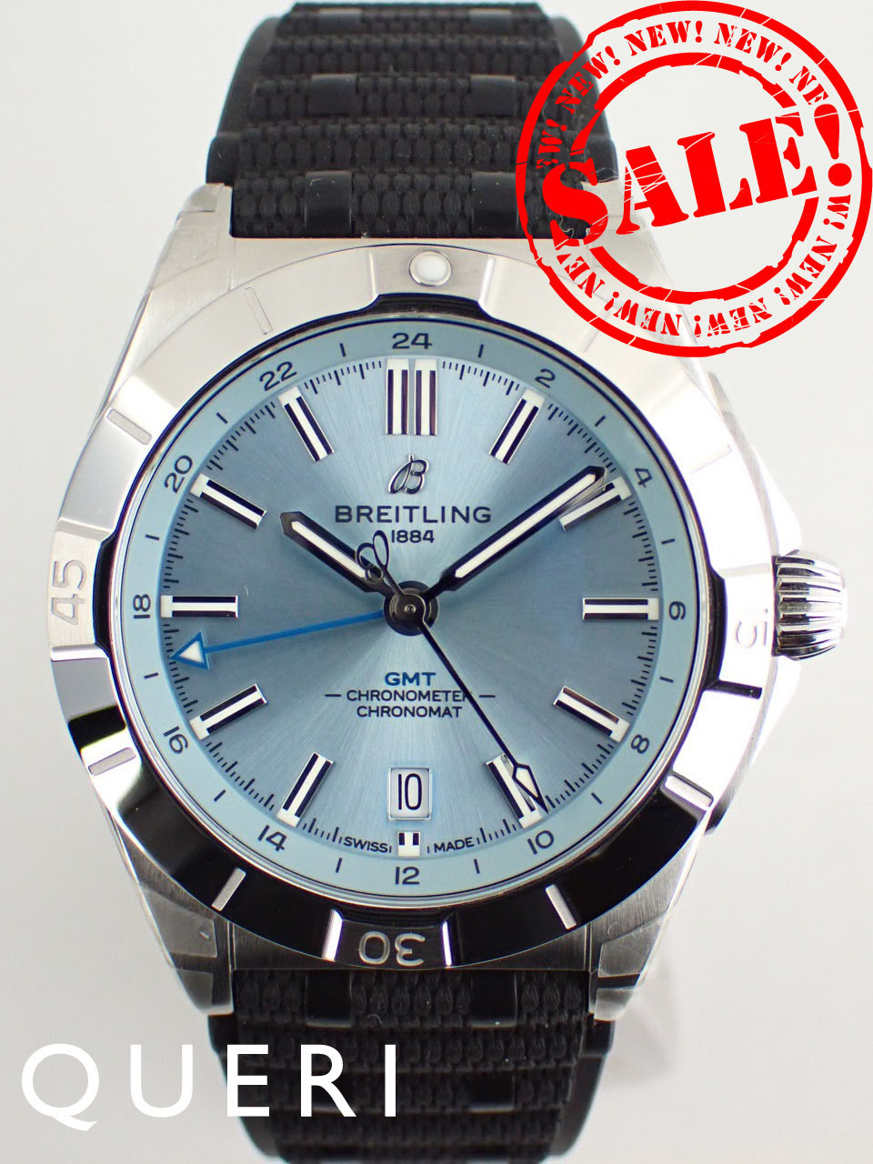 ブライトリング クロノマット オートマチック GMT 40 ラバーベルト P32398101C1S2(P32398) 新品