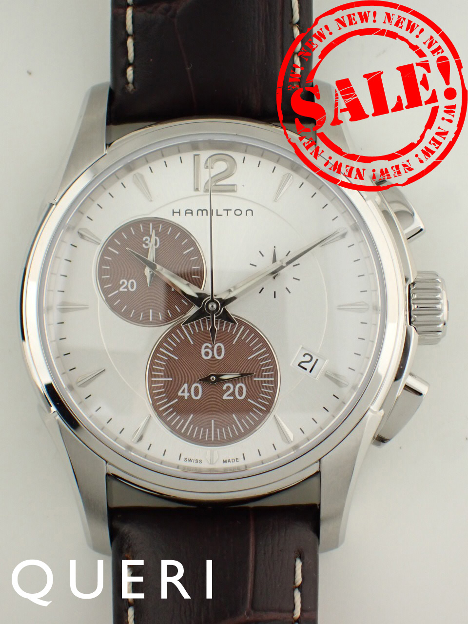 ハミルトン ジャズマスター　クロノグラフ クォーツ H32612551 中古美品
