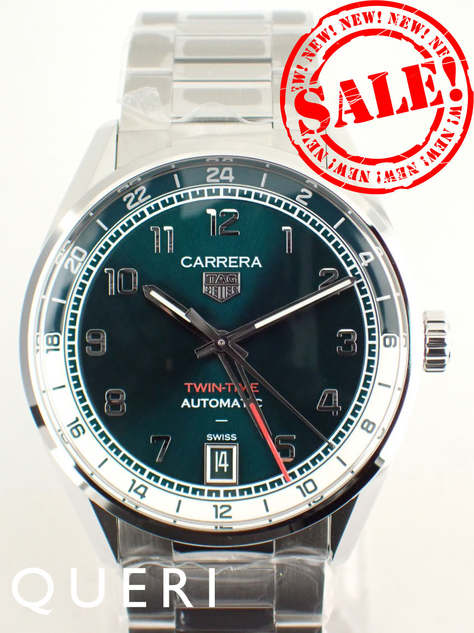 タグホイヤー カレラ デイト ツインタイム キャリバーTH31-03 WDA2114.BA0043 新品