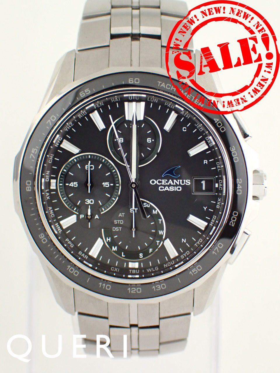 カシオ オシアナス マンタ S7000シリーズ メンズ OCW-S7000-1A2JF 中古