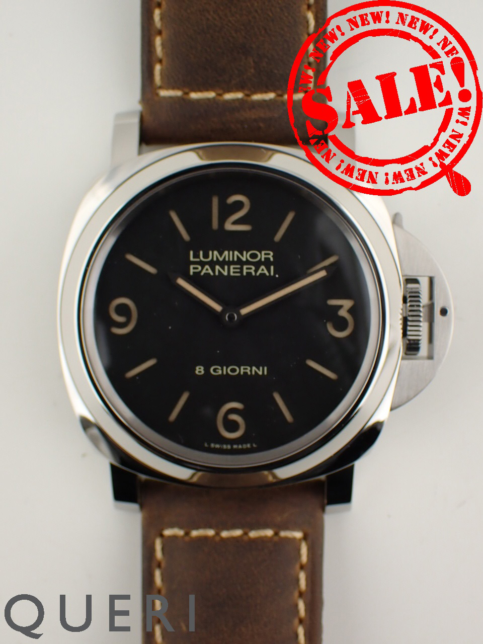 パネライ ルミノール ベース 8デイズ 44mm レザーストラップ  AB番 PAM00914 新品仕上げ済