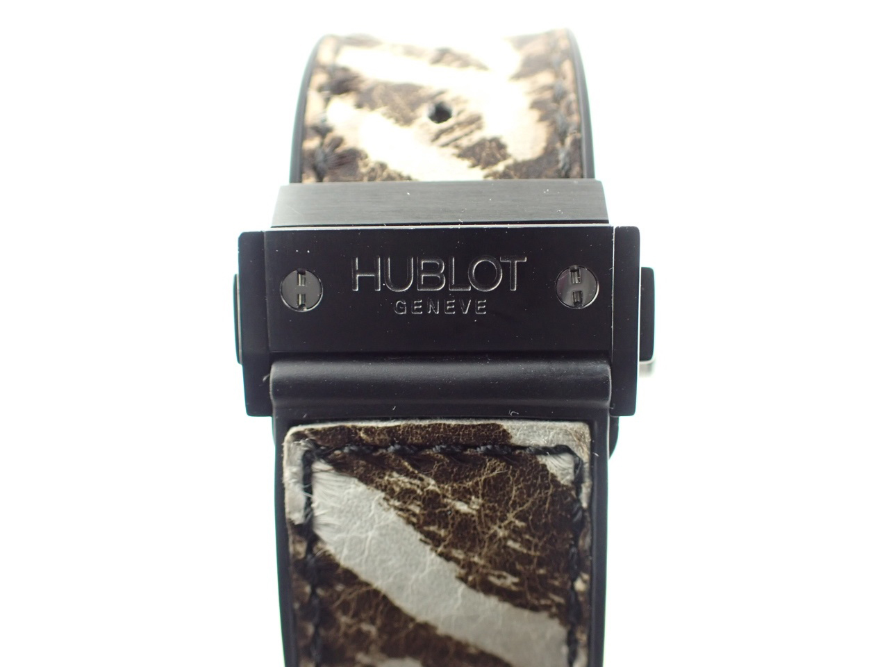 【本物保証】 美品 ウブロ HUBLOT ビッグバン ホワイトゼブラ クロノグラフ 341 HW 7517 メンズ 自動巻き オートマ 腕時計