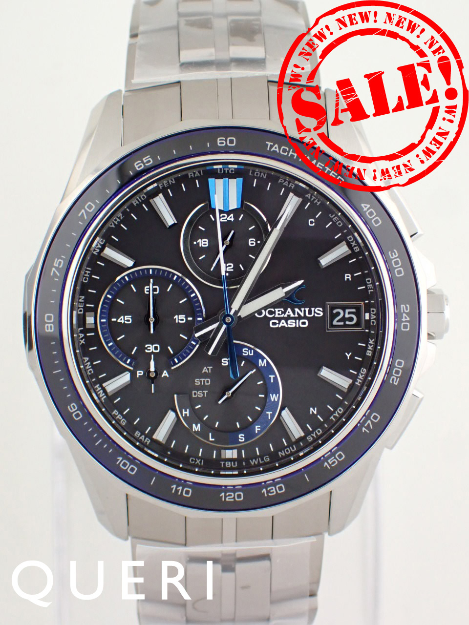 カシオ オシアナス マンタ S7000シリーズ チタン OCW-S7000-1AJF 中古美品