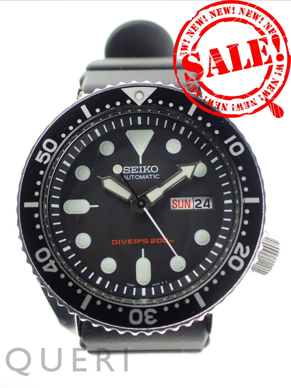 セイコー ダイバーズ200 ブラックボーイ デイデイト SKX007(7S26-0020) 中古