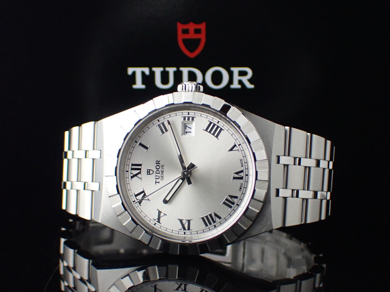 チューダー チュードル TUDOR ロイヤル 28500 メンズ 腕時計 デイト ブラック 文字盤 自動巻き Royal VLP 90208049