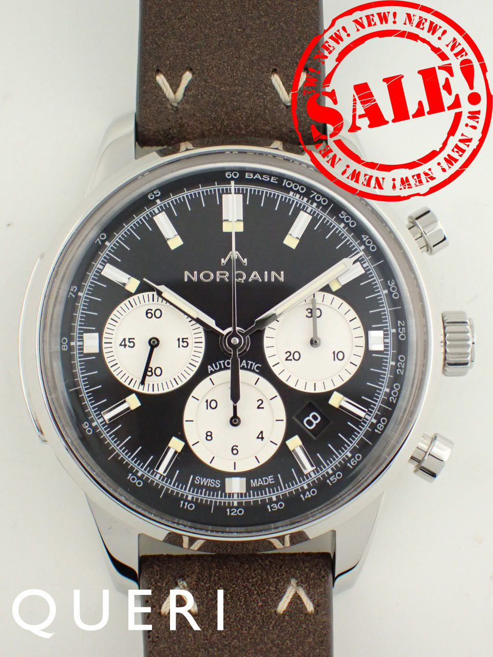 ノルケイン フリーダム 60 クロノ オート ブラック メンズ N2200.18S01.B01.L03 新品