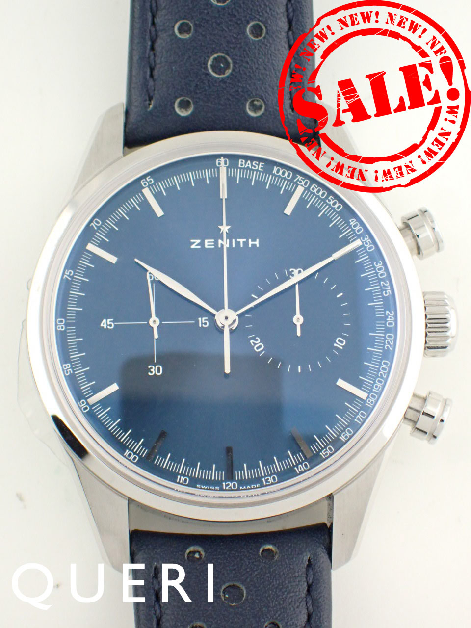 ゼニス クロノマスター ヘリテージ146 38mm ブルー 03.2150.4069/51.C805 新品