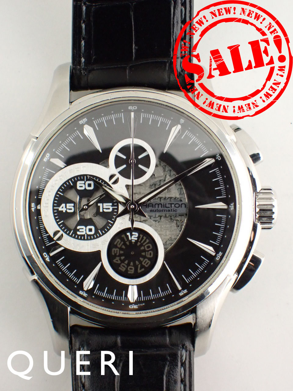 ハミルトン ジャズマスター オープンシークレット オートマチック クロノグラフ H32756731 中古美品