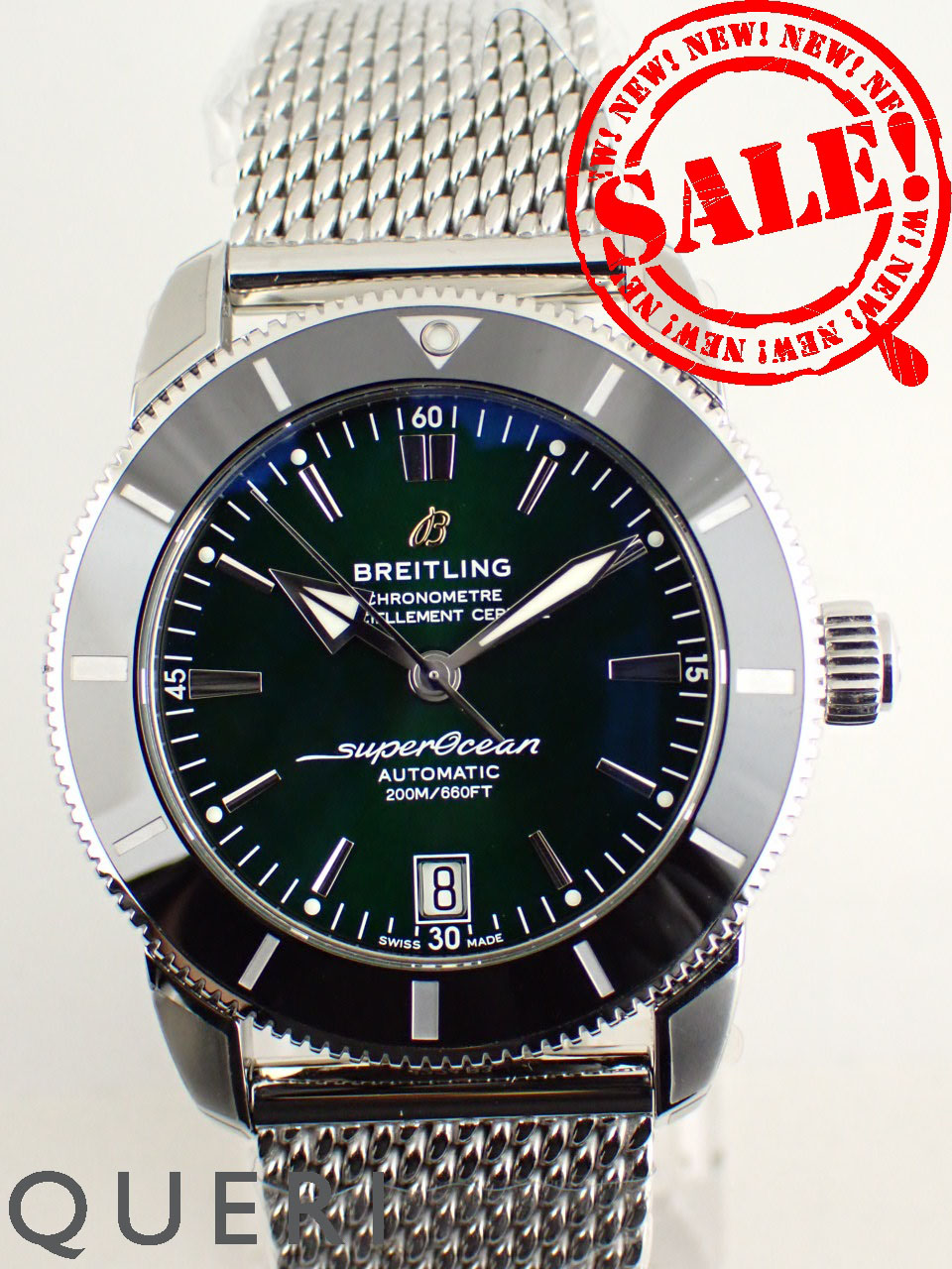 ブライトリング スーパーオーシャン ヘリテージ B20 グリーン AB2010121L1A1(AB2010)新品