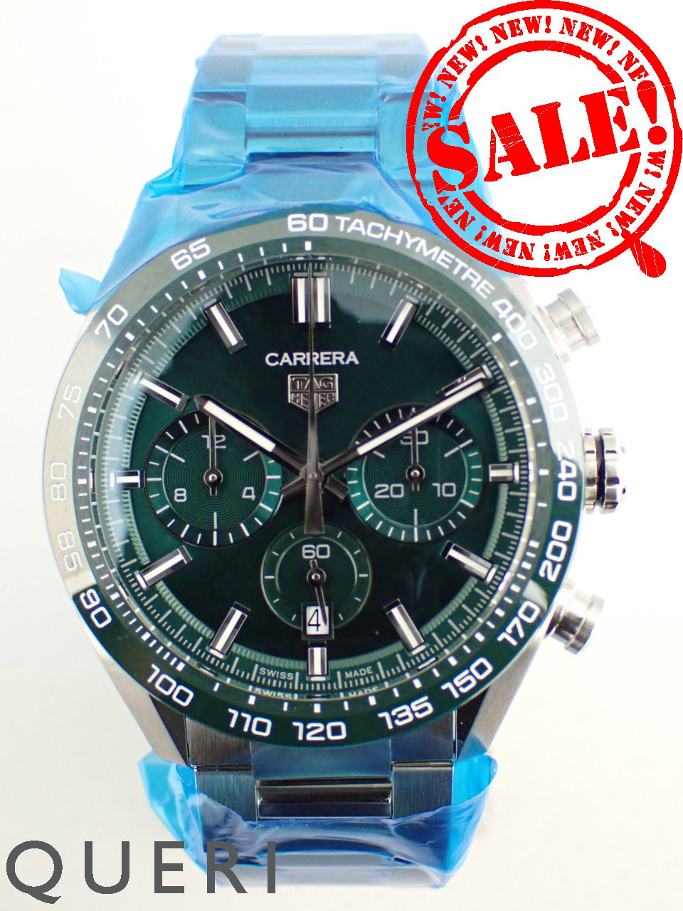 タグホイヤー カレラ キャリバーホイヤー02 グリーン メンズ CBN2A1N.BA0643 新品