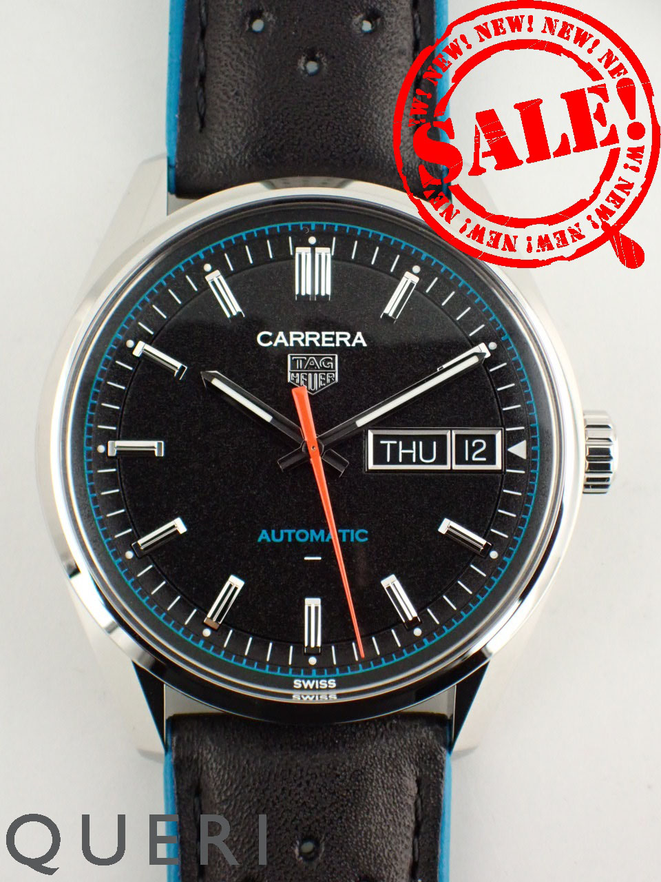 タグホイヤー カレラ デイデイト 41mm 自動巻き TH31-02 レザーベルト WDA2110.FC6614 新品