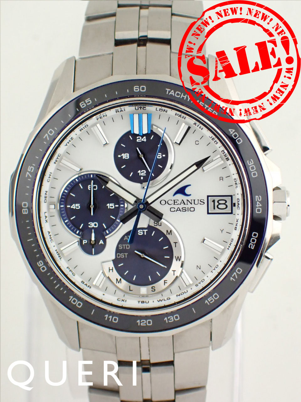 カシオ オシアナス マンタ チタン OCW-S7000D-7AJF 中古