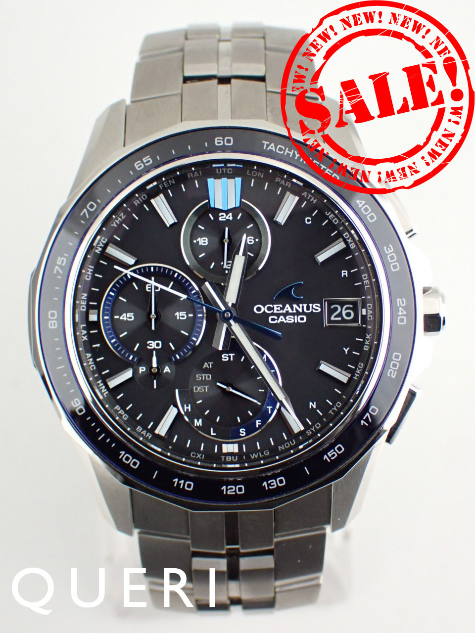 カシオ オシアナス マンタ S7000シリーズ チタン OCW-S7000-1AJF 中古美品
