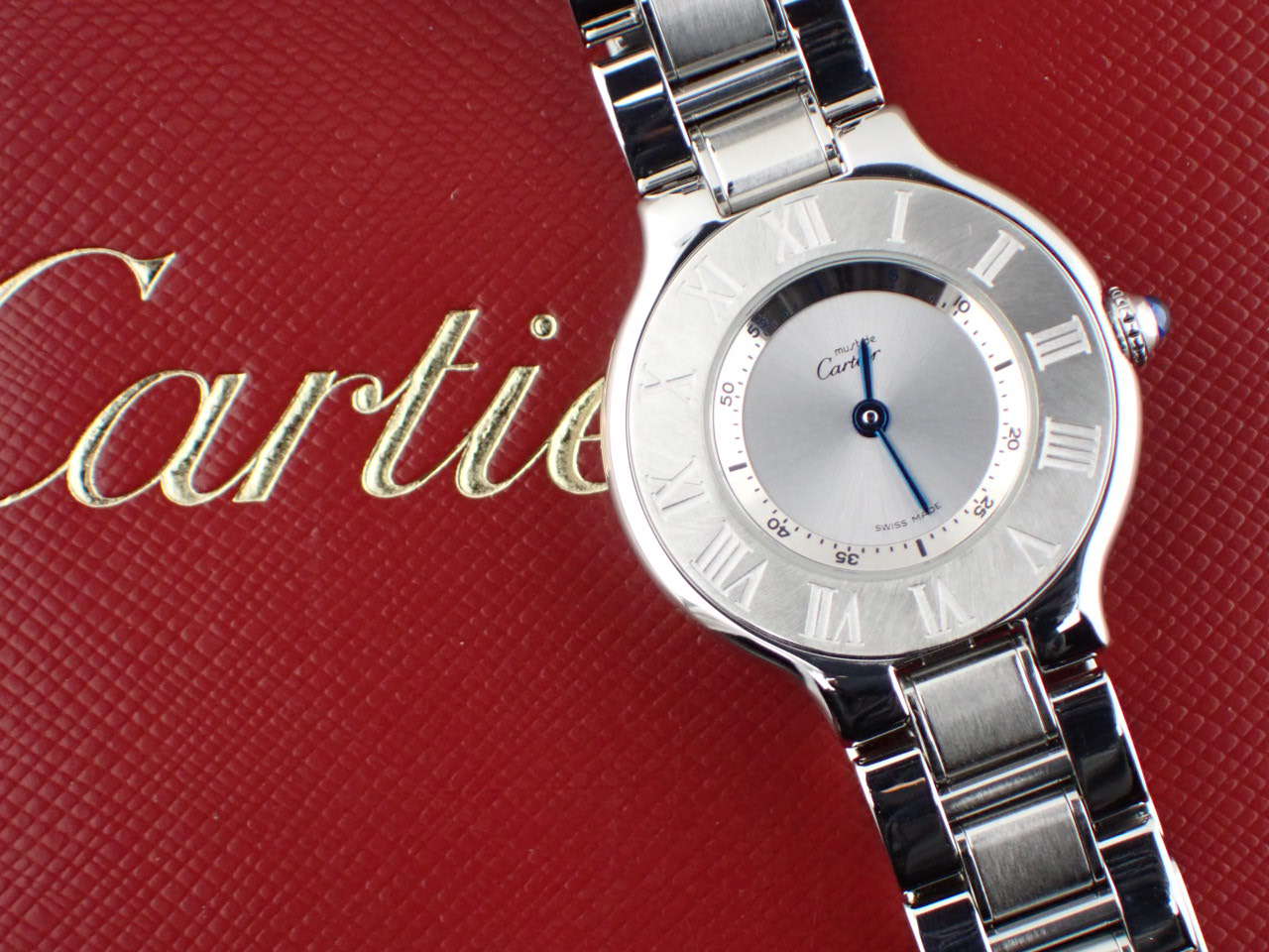 Cartier カルティエ レディース腕時計 マスト21 W10109T2 シルバー文字