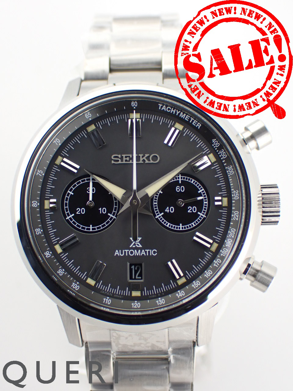 セイコー SEIKO 腕時計 メンズ SBEC009 プロスペックス スピードタイマー メカニカル クロノグラフ SPEEDTIMER 自動巻き（8R46/手巻き付） グレーxシルバー アナログ表示