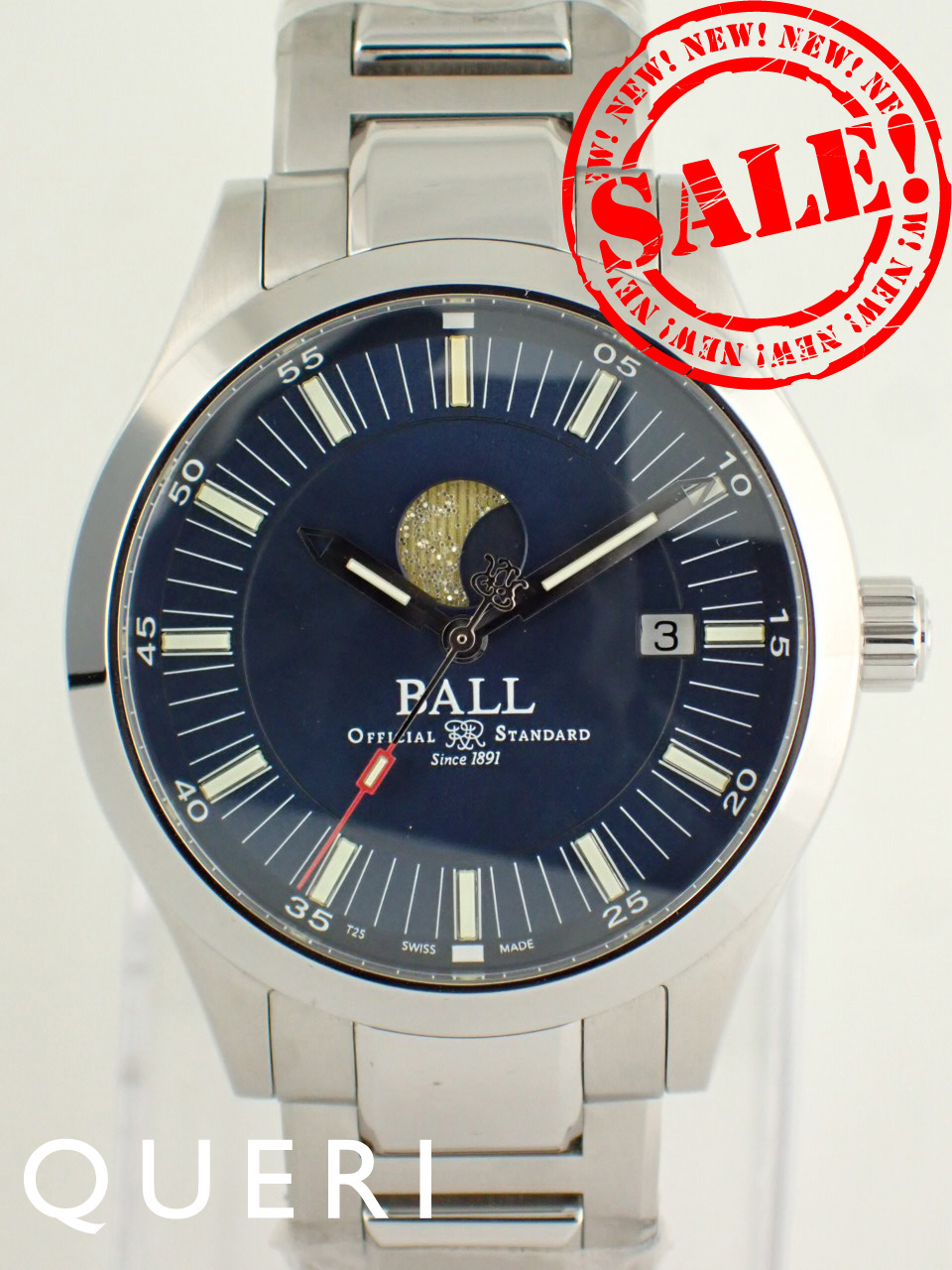 ボールウォッチ エンジニア2 ムーンフェイズ 41mm ブルー文字盤 NM2282C-SJ-BE 新品