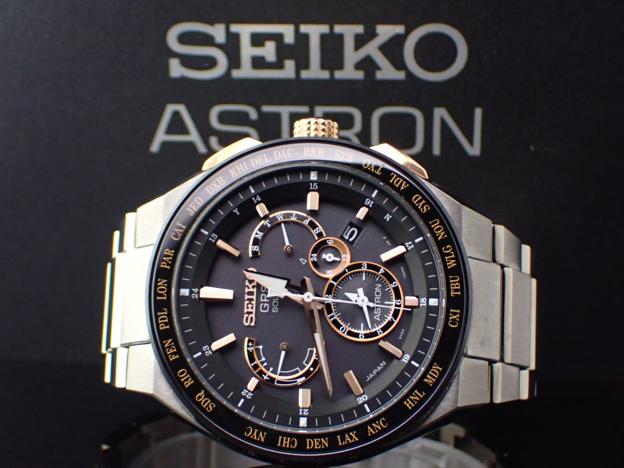 SEIKO セイコー アストロン エグゼクティブライン GPS衛星電波ソーラー メンズ 腕時計 黒文字盤 SBXB123 / 8X53-0AV0-2