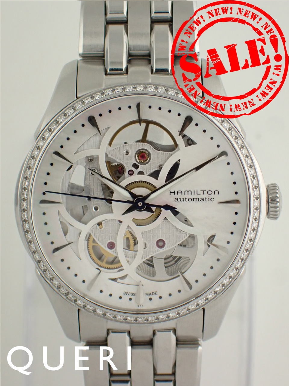 ハミルトン ジャズマスター ビューマチック スケルトン ジェントH42555151中古美品