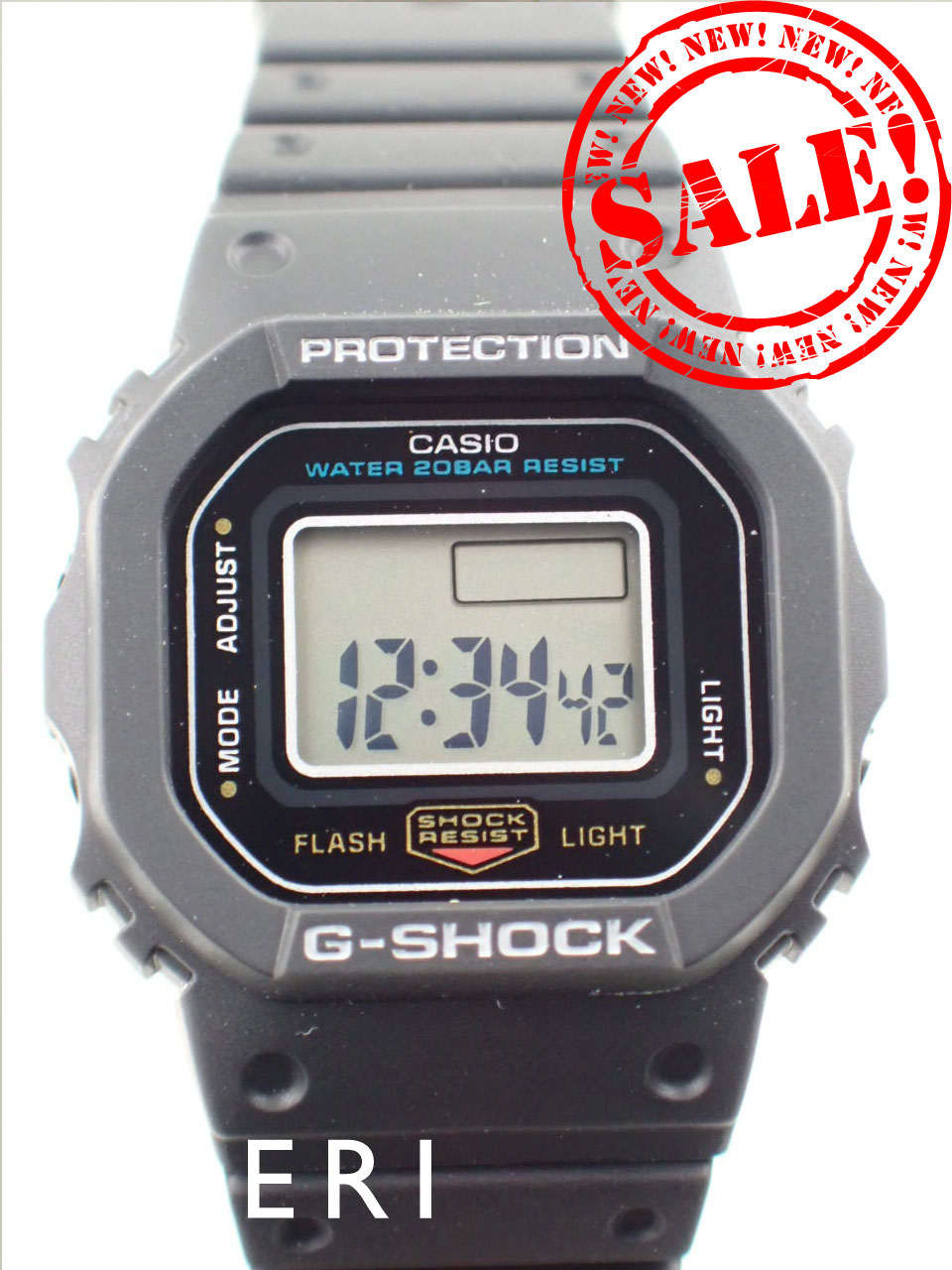 カシオ G-SHOCK ナノ ブラック DWN-5600-1JR 新品仕上げ済
