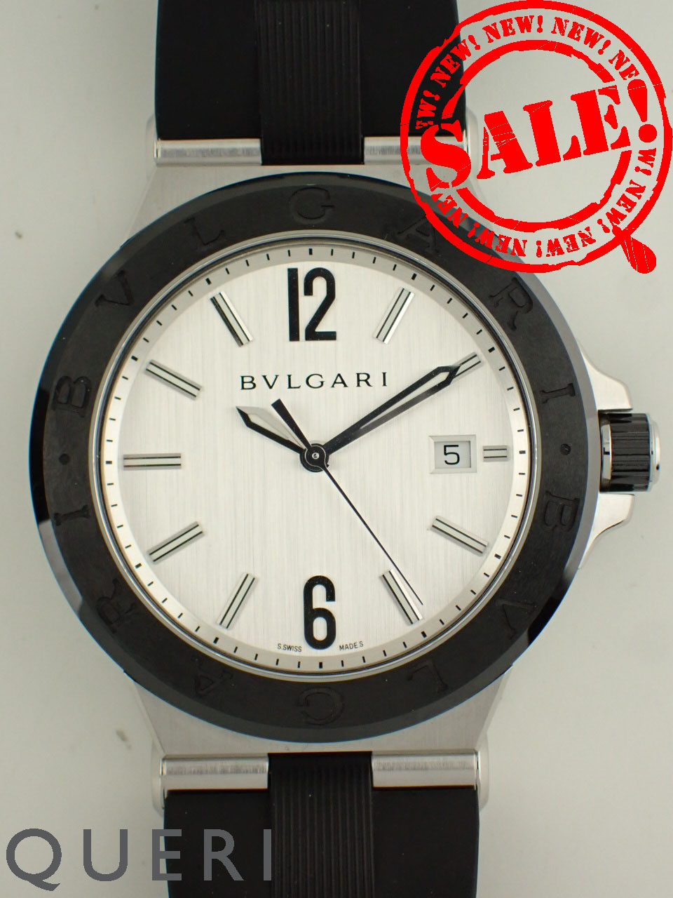 ブルガリ ディアゴノ セラミック オートマチック メンズ DG42C6SCVD 中古美品