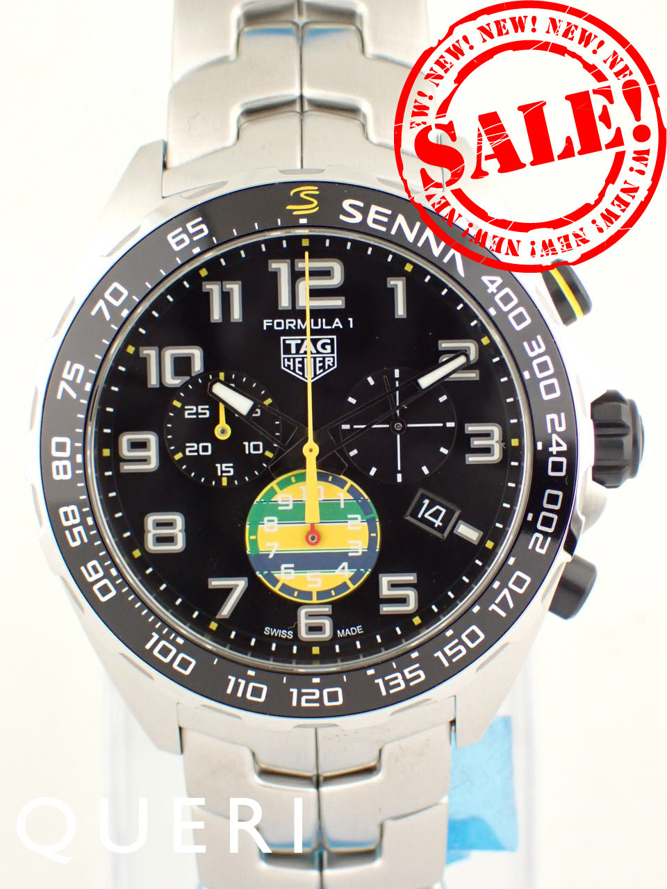 タグホイヤー スペシャルエディション フォーミュラ1 クロノグラフ × セナ CAZ101AX.BA0637 新品