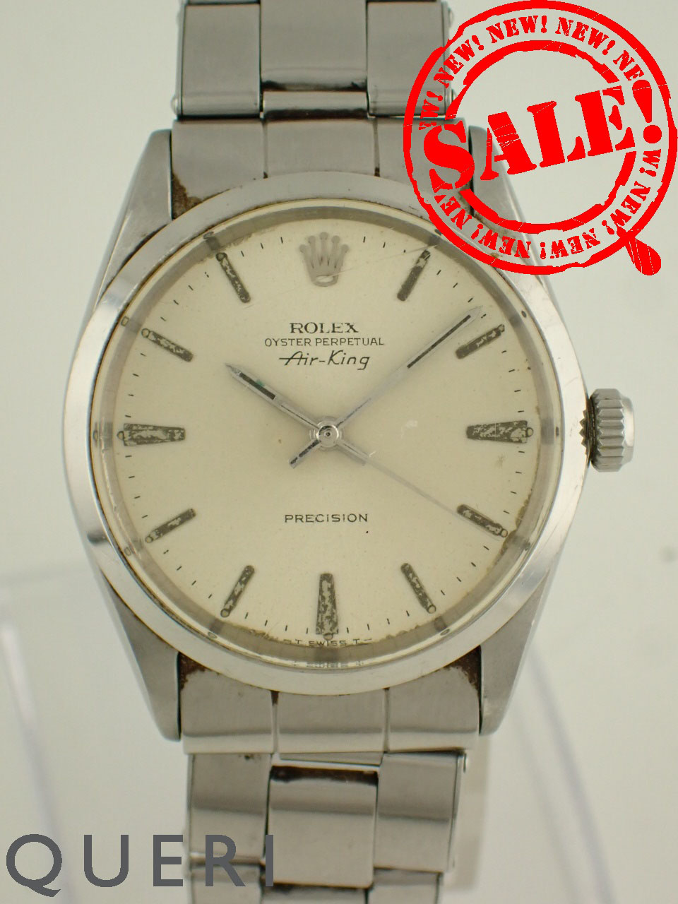 ロレックス エアキング スーパープレシジョン アイボリー文字盤 5500 中古