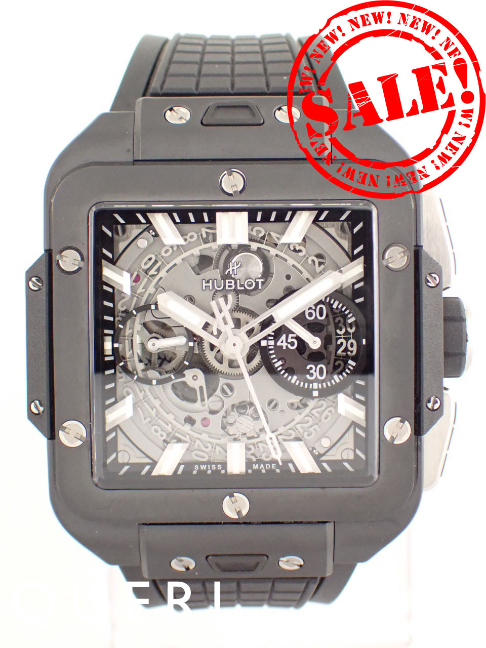 ウブロ スクエア・バン ウニコ ブラックマジック 42mm 821.CI.0170.RX 中古