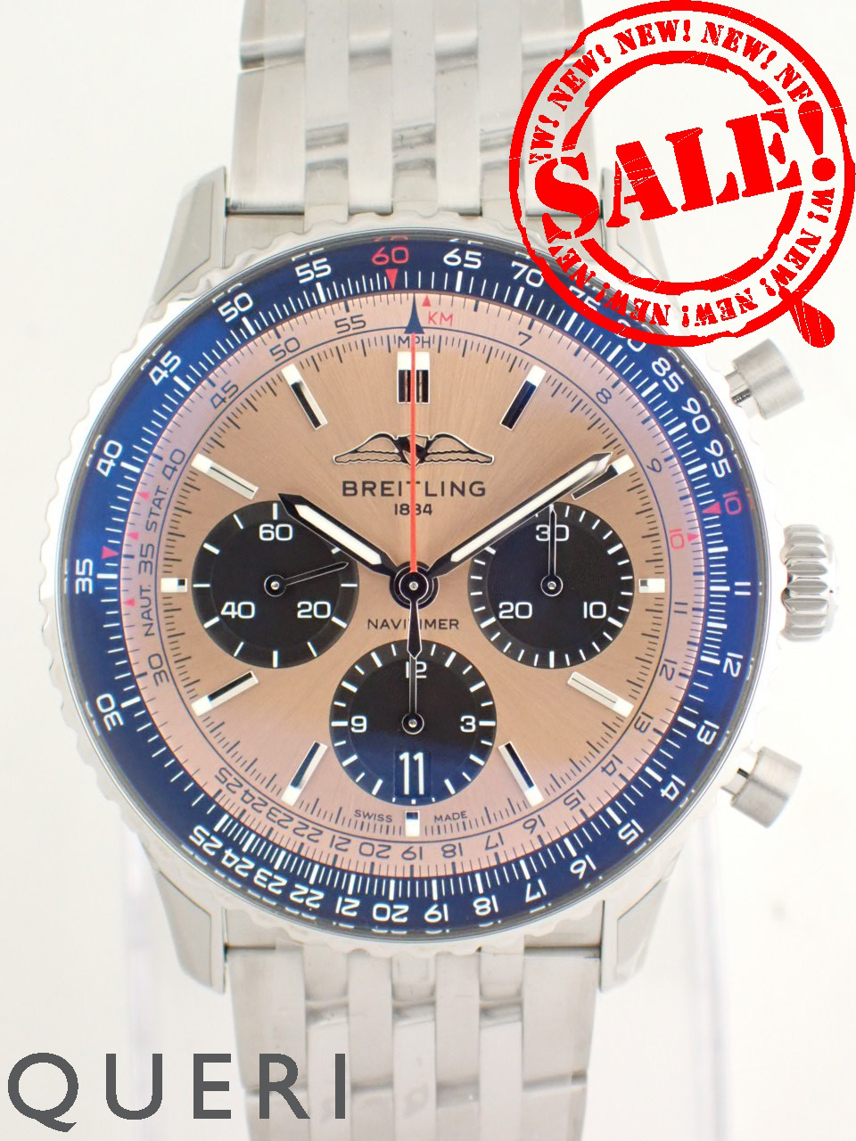 ブライトリング ナビタイマー B01 クロノグラフ 43 カッパーダイヤル AB0138241K1A1(AB0138) 新品