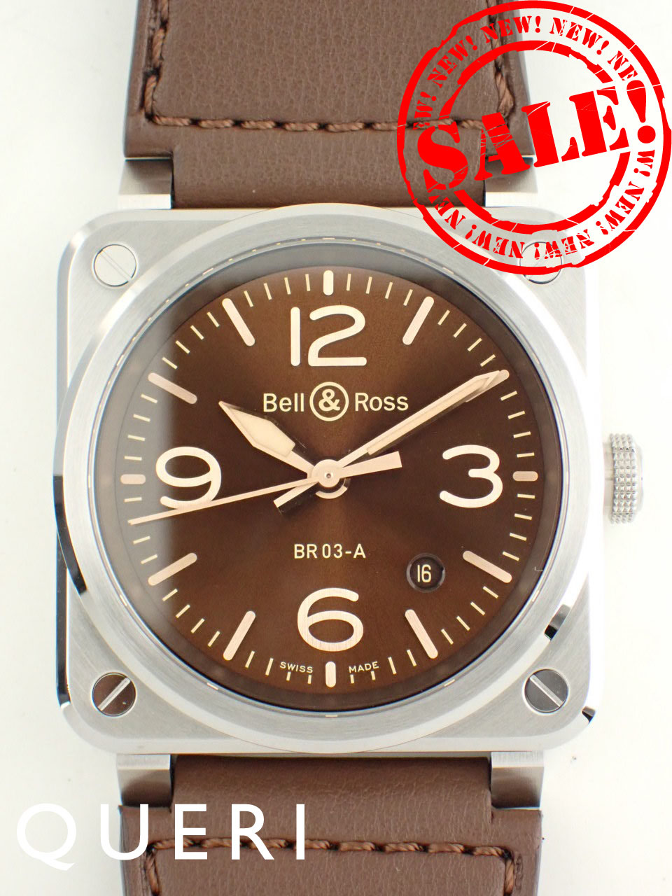 ベル＆ロス BR-03 ゴールデン ヘリテージ 41mm BR03A-GH-ST/SCA 新品