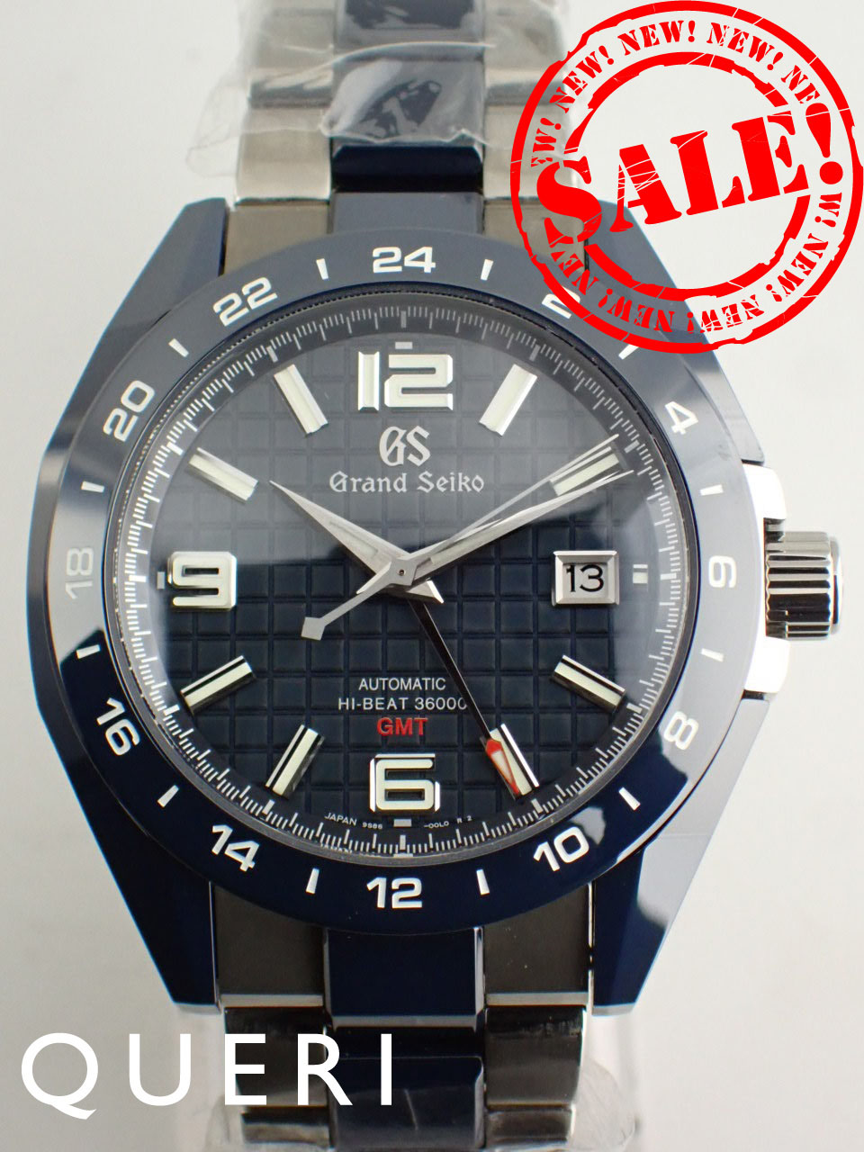グランドセイコー 9Sメカニカルハイビート36000 GMT ブルーセラミックス チタン SBGJ233(9S86-00J0) 新品
