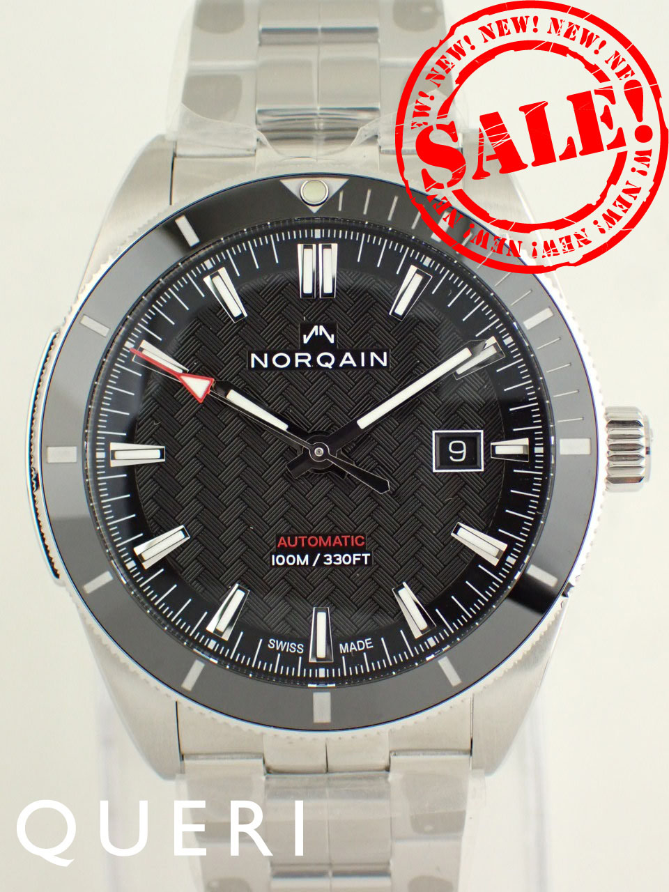 ノルケイン アドベンチャースポーツ 43mm ブラック オート N1000.08S01.B01.S02 新品