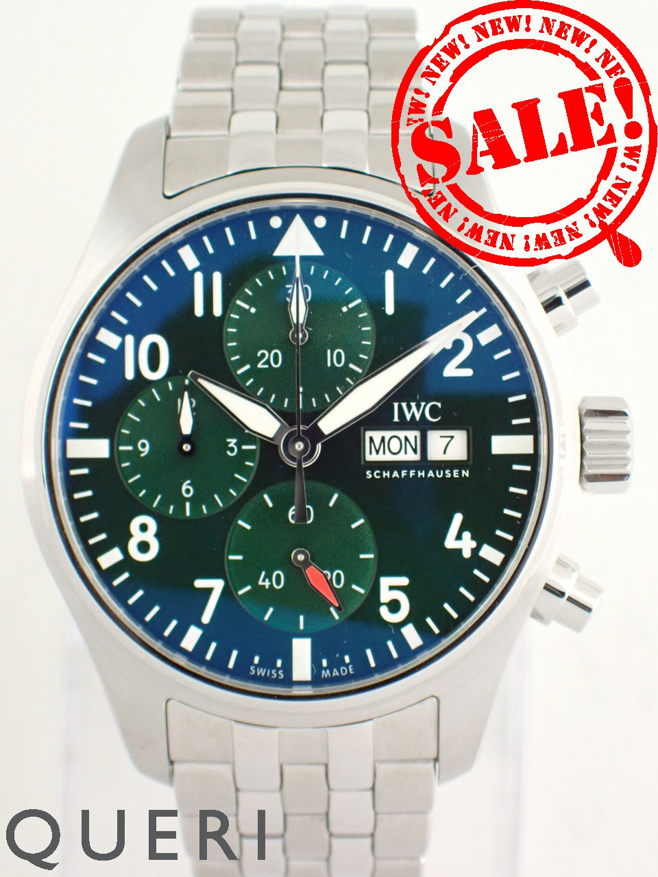 IWC パイロットウォッチ クロノグラフ 41 グリーン IW388104 新品