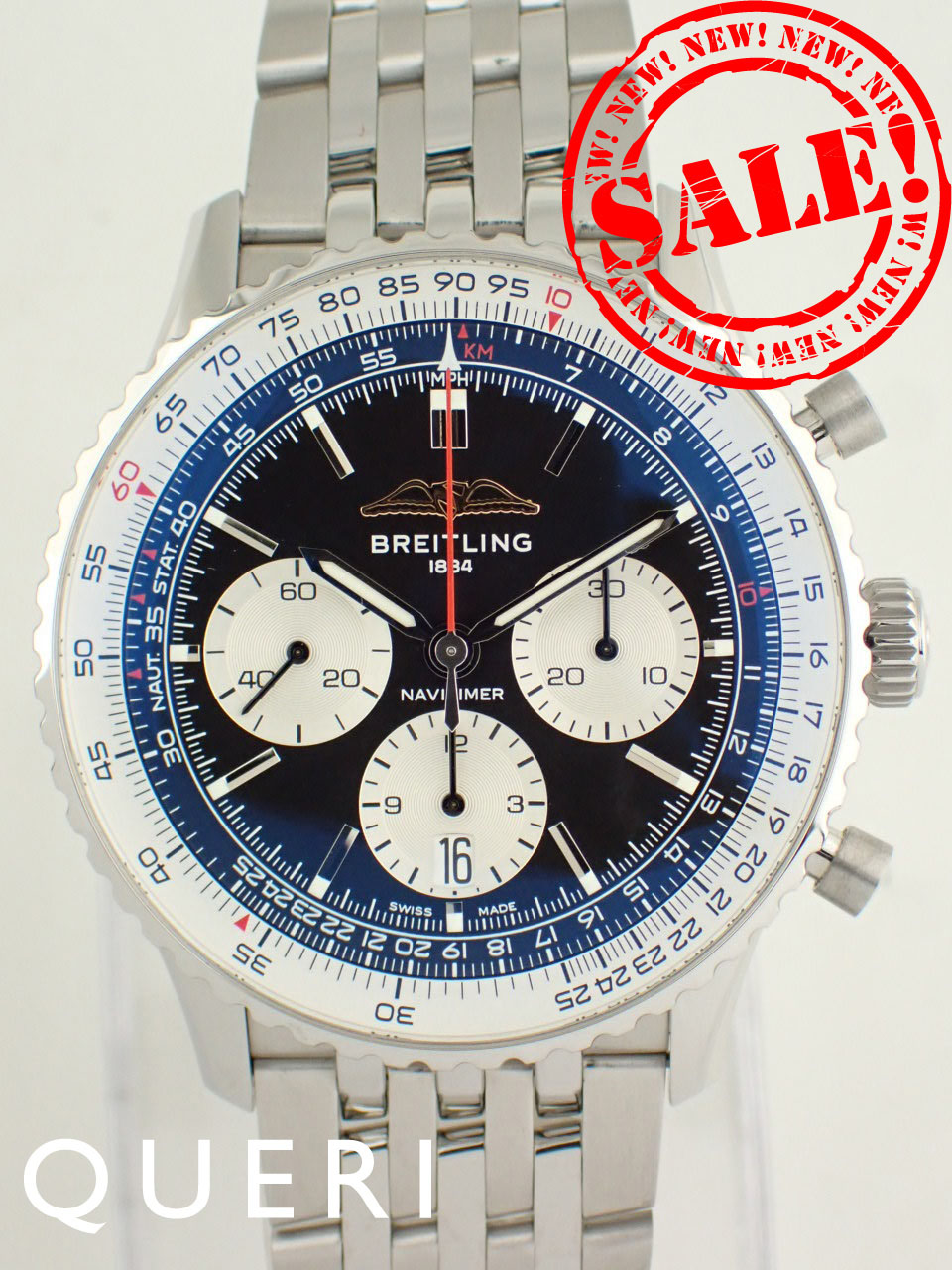 ブライトリング ナビタイマー B01 クロノグラフ 43mm ブラック AB0138211B1A1(AB0138)新品