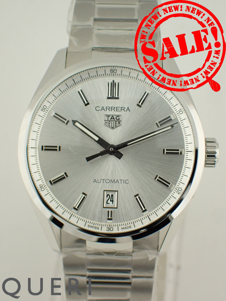 タグホイヤー カレラ デイト シルバー メンズ WBN2111.BA0639 新品
