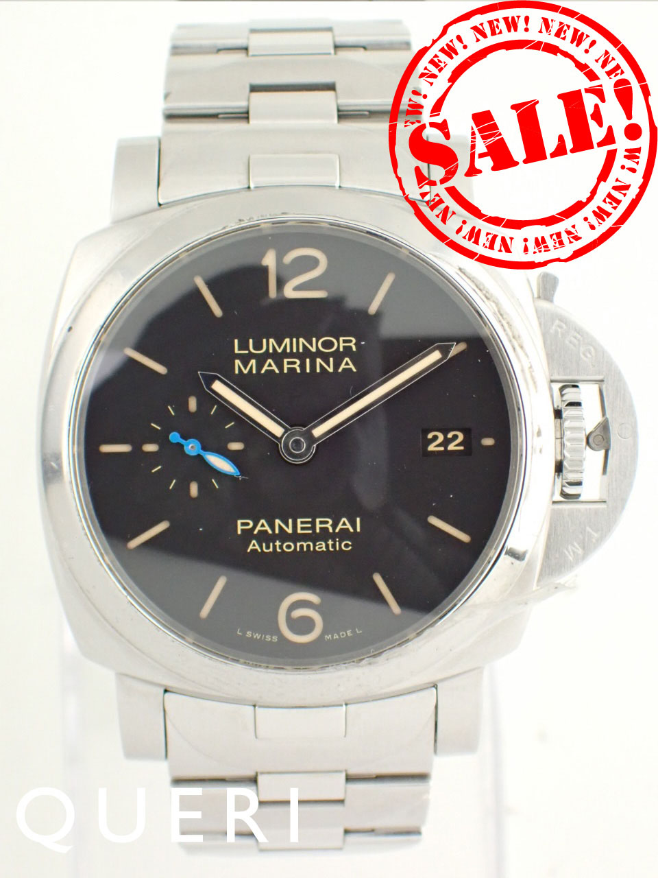 パネライ ルミノールマリーナ U番 1950 ３Days アッチャイオ PAM00722 新品仕上げ済