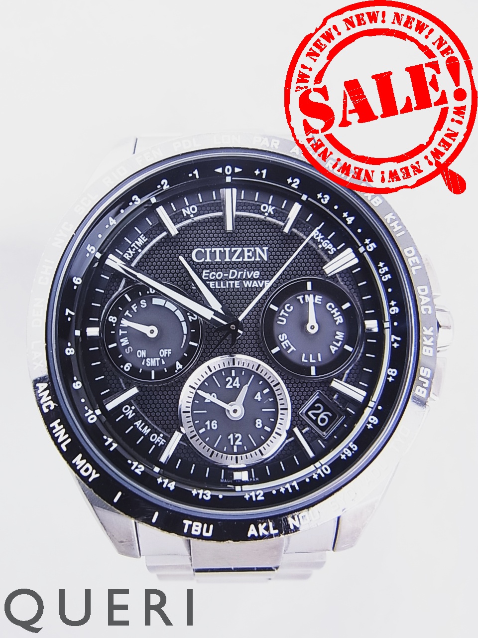 CITIZEN 衛星電波時計 F900 CC9015-54E