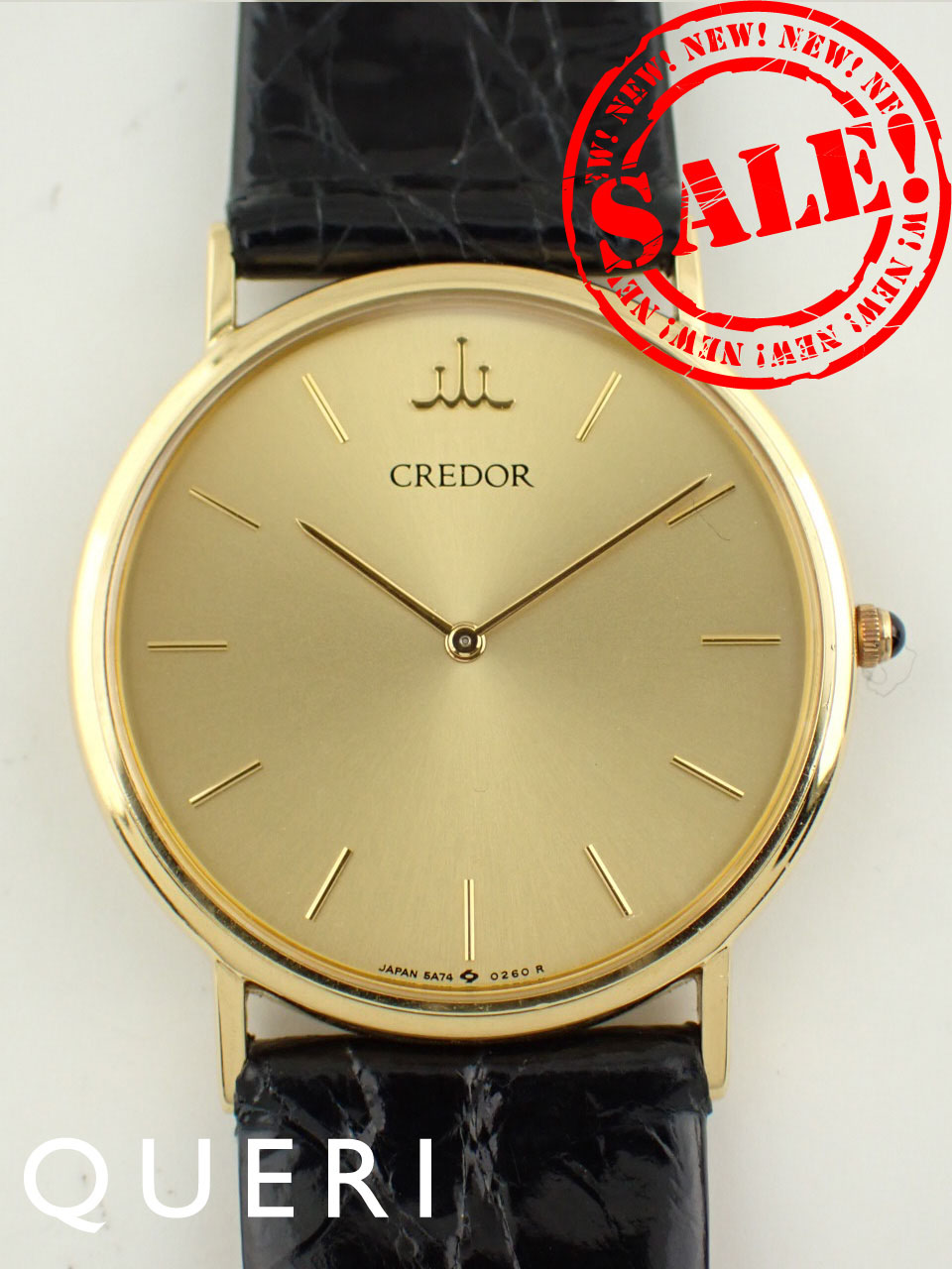 セイコークレドール アンティーク 18Kケース 5A74-0140中古