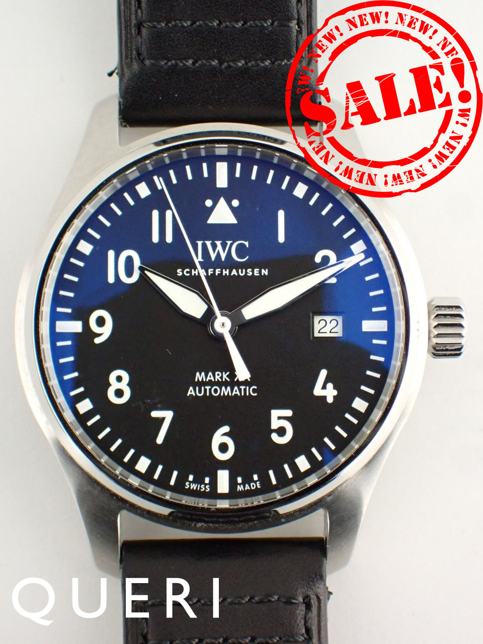 IWC パイロットウォッチ マーク XX カーフスキンベルト IW328201 新品仕上げ済