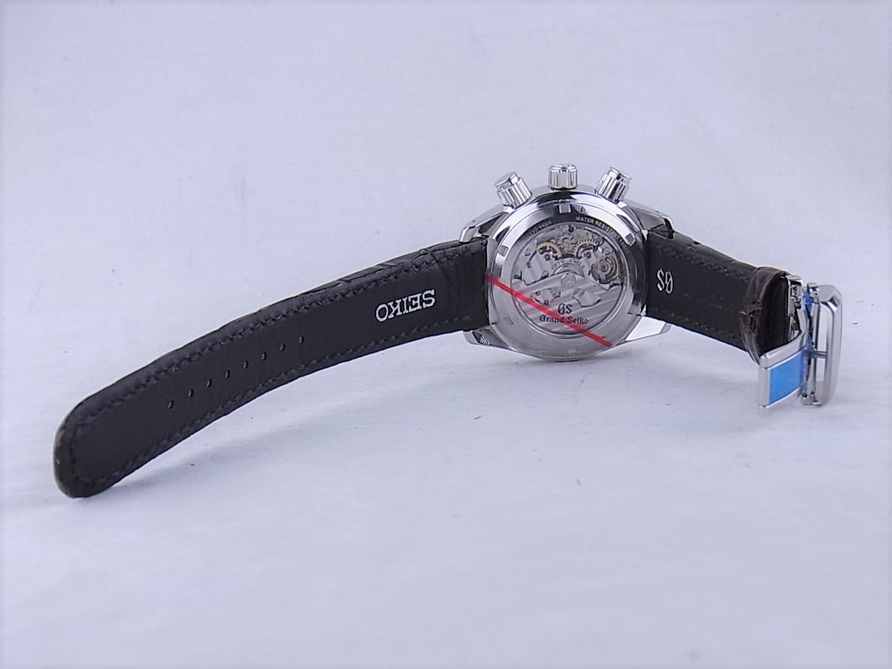 SEIKO SBGC007 9R86-0AA0 グランドセイコー マスターショップ限定 ダークグリーン 腕時計 SS 革 メンズ