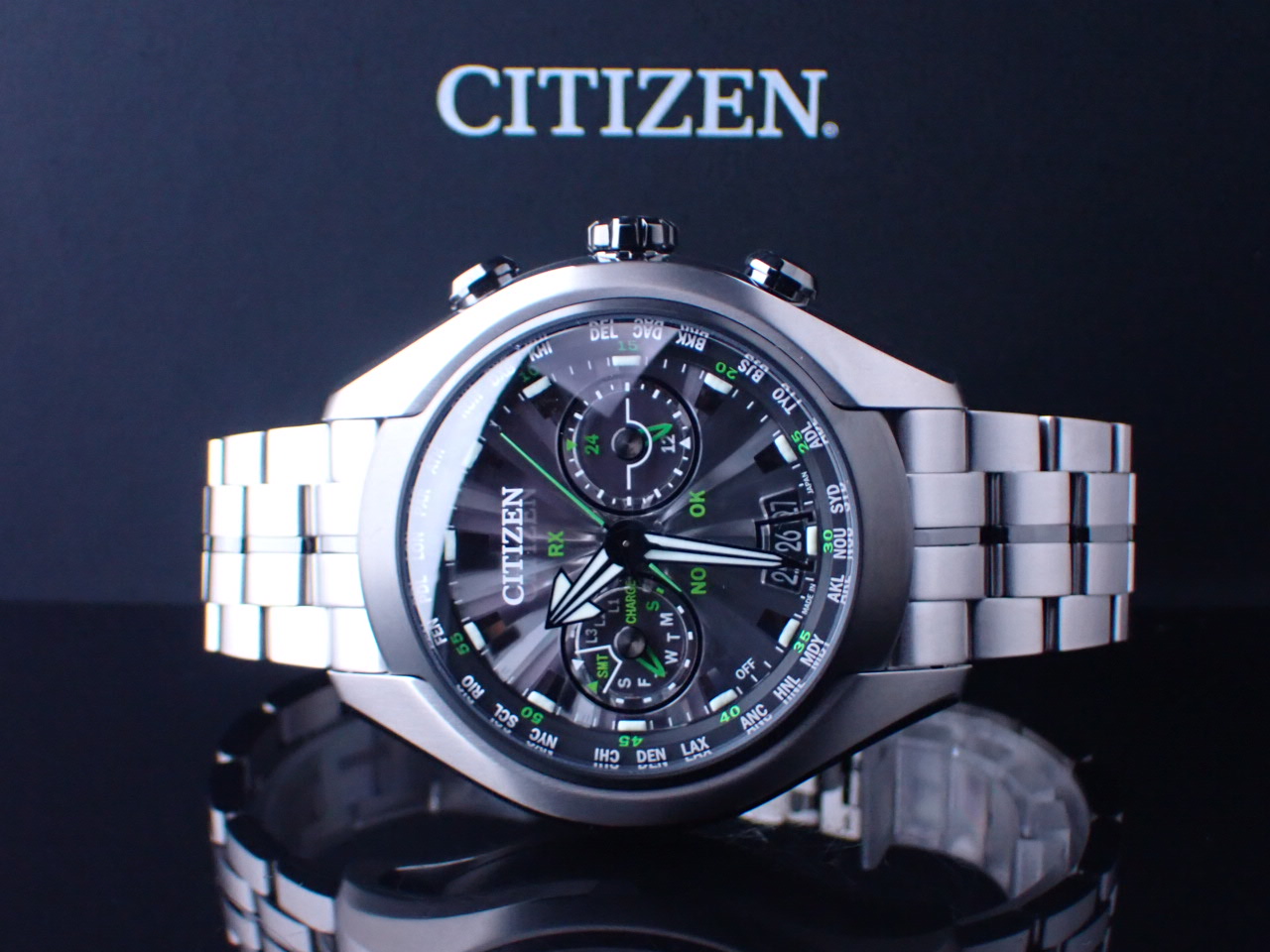 シチズン CITIZEN プロマスター サテライトウェーブ エア H909-S084857 グレー チタン ソーラー メンズ 腕時計