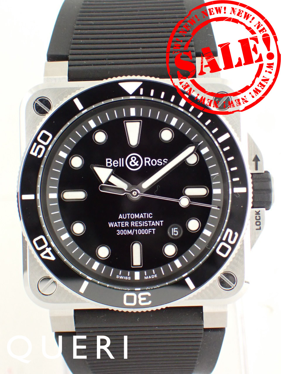 ベル＆ロス BR-03 ダイバー ブラック スチール 42mmBR03A-D-BL-ST/SRB 新品