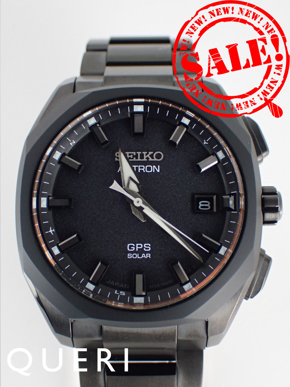 セイコー SEIKO SBXD009/3X22-0AD0 アストロン オリジン GPS デイト ソーラー電波 メンズ 美品 保証書付き_774607