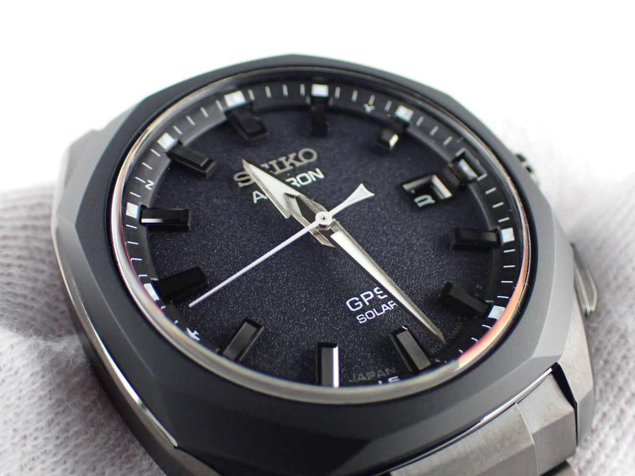 【112939】SEIKO セイコー  SBXD009/3X22-0AD0 アストロン オリジン ブラックダイヤル TI/CE ソーラー 保証書 純正ボックス 腕時計 時計 WATCH メンズ 男性 男 紳士