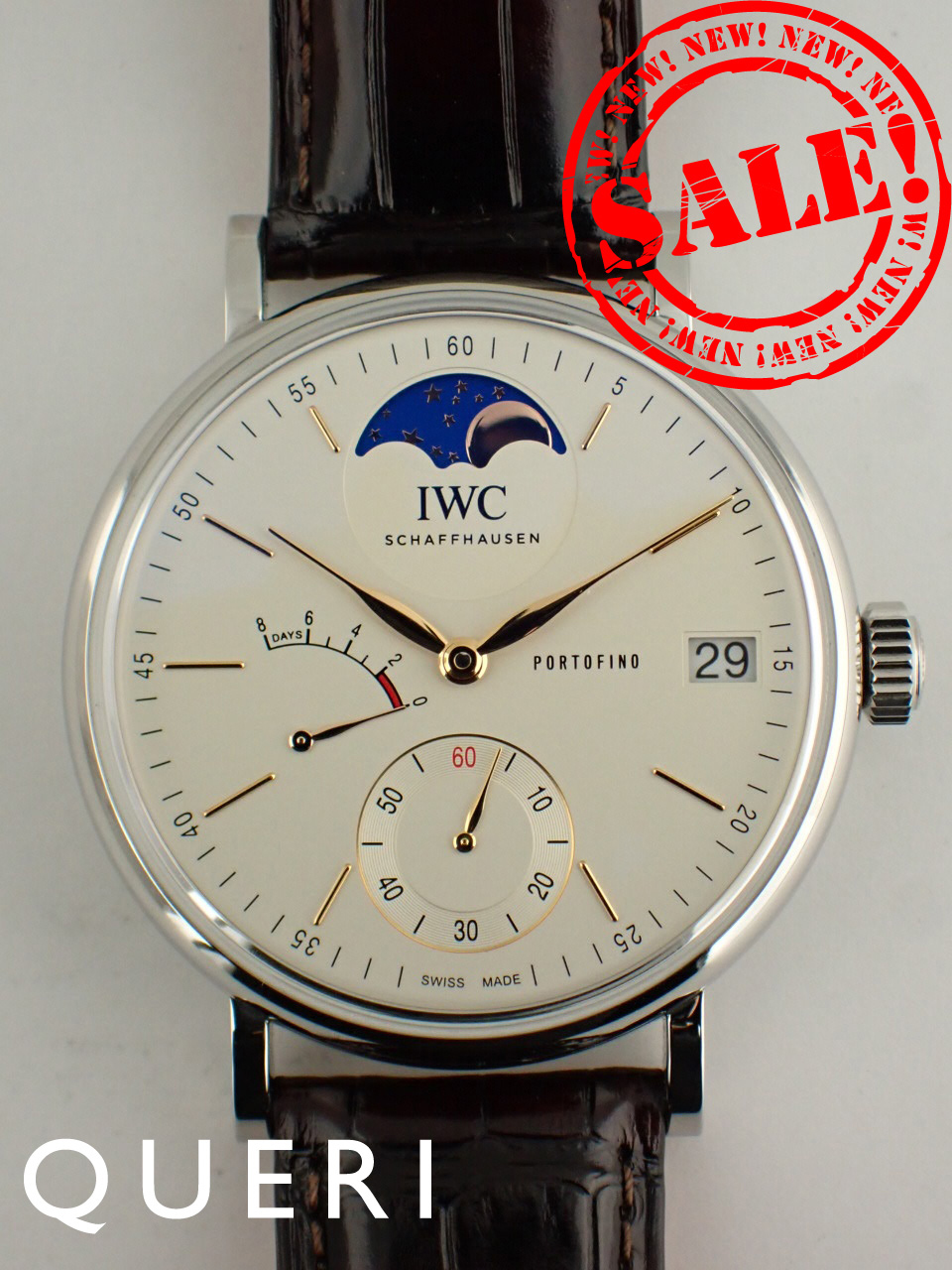 IWC ポートフィノ ハンドワインド ムーンフェイズ アリゲーターストラップ IW516401 新品