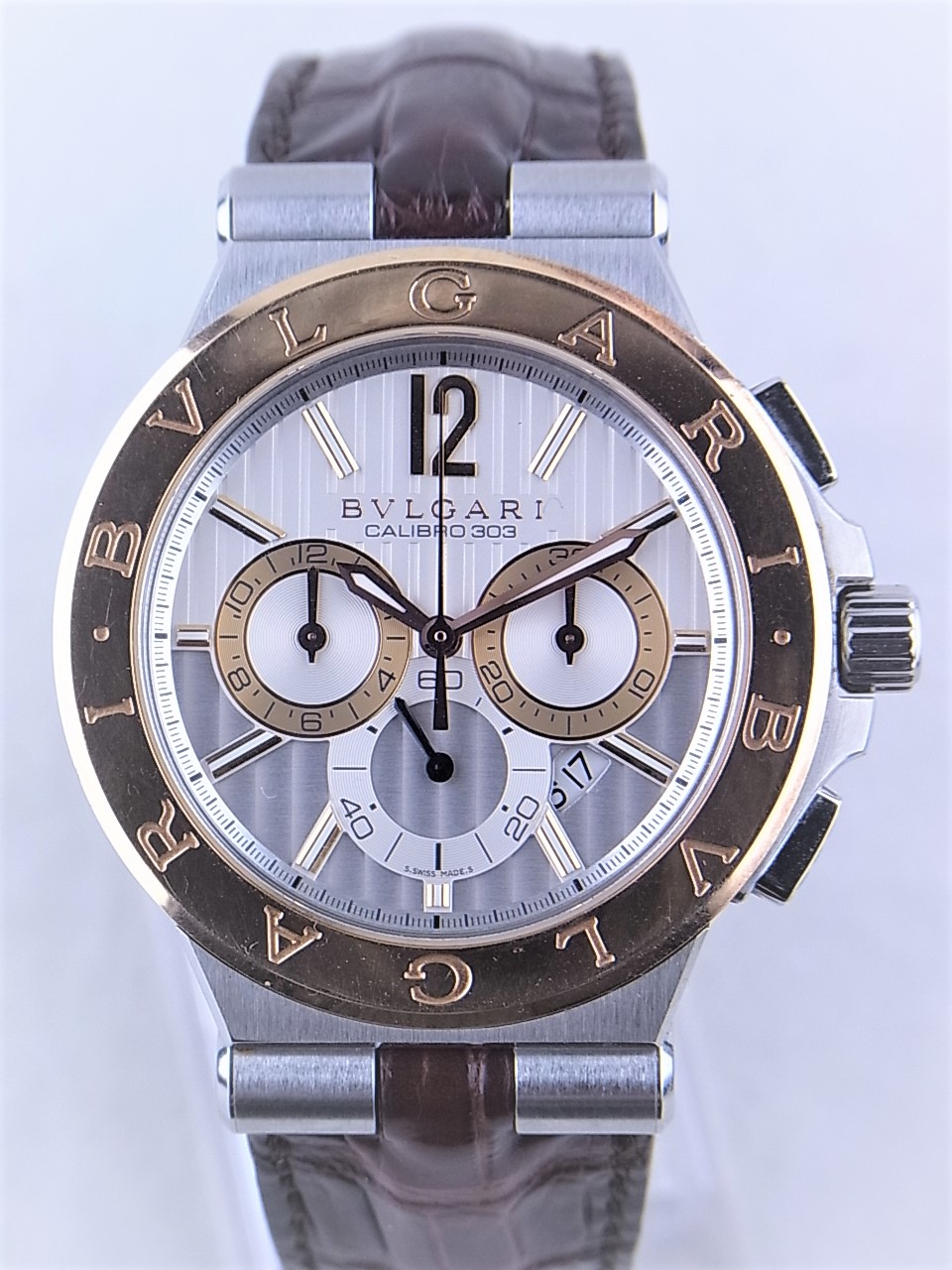 ブルガリディアゴノ カリブロ303DG42C6SPGLDCHを最安値販売価格に挑戦中 中古－ブランド時計販売のクエリ