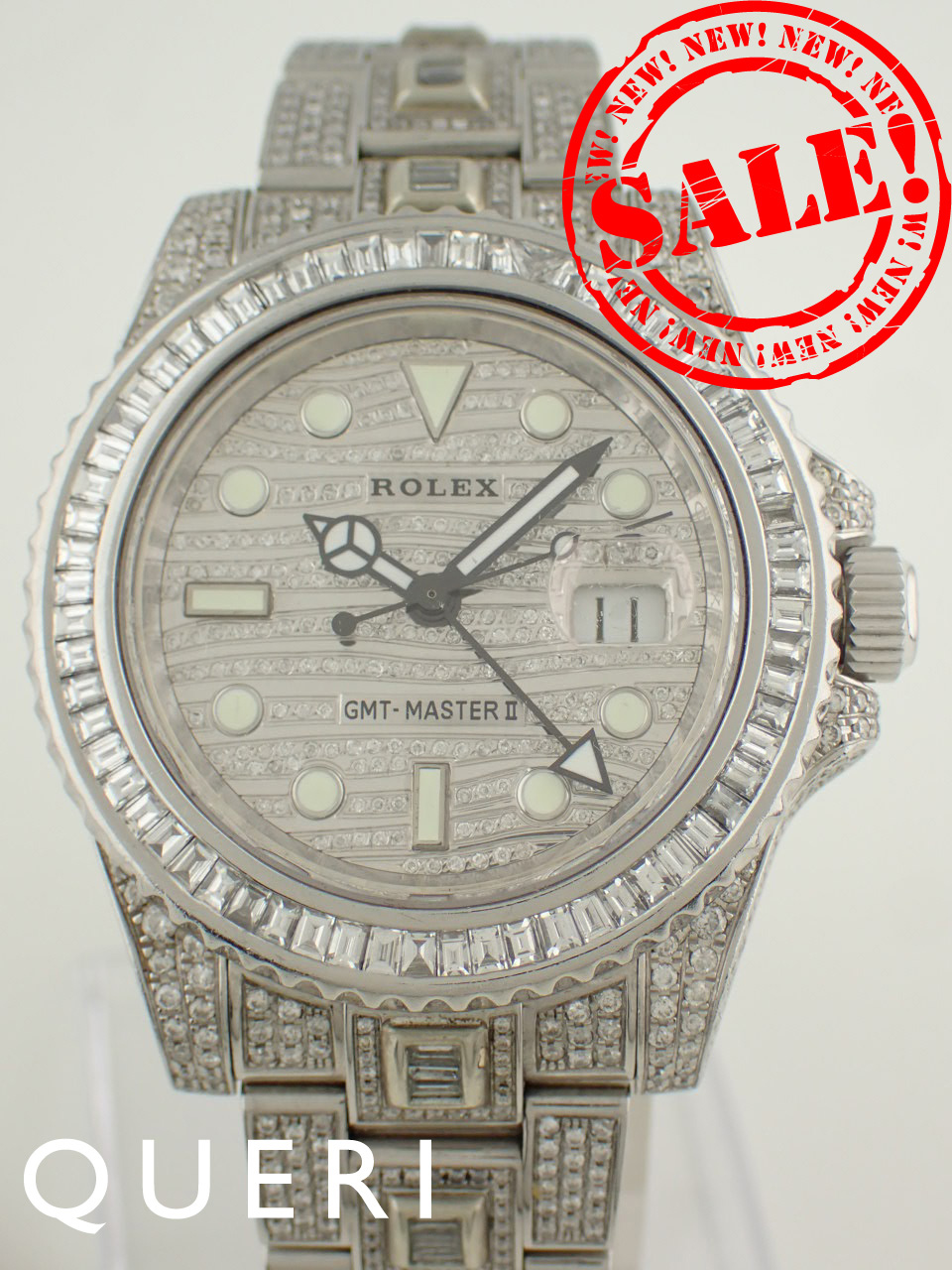 ロレックス GMTマスター２ アフターダイヤ 116710LN 中古