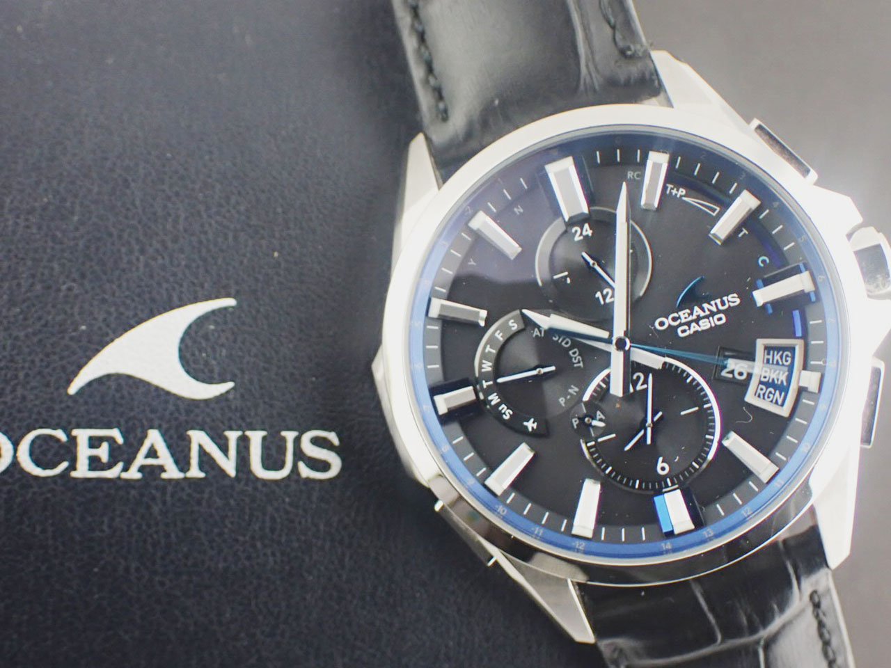 [カシオ] 腕時計 オシアナス  OCW-G2000L-1AJF 展示超美品文字盤の色ブラック系