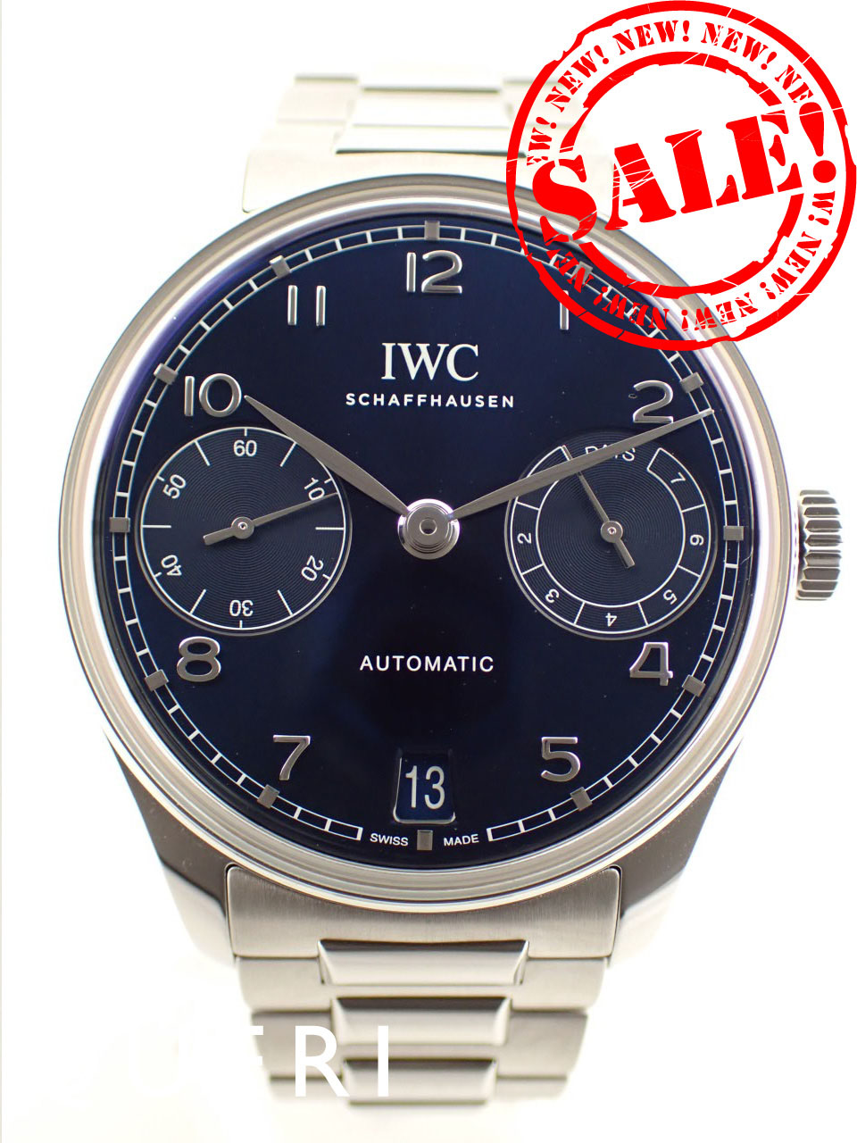 IWC ポルトギーゼ オートマチック ブルー メンズ IW501704 中古美品